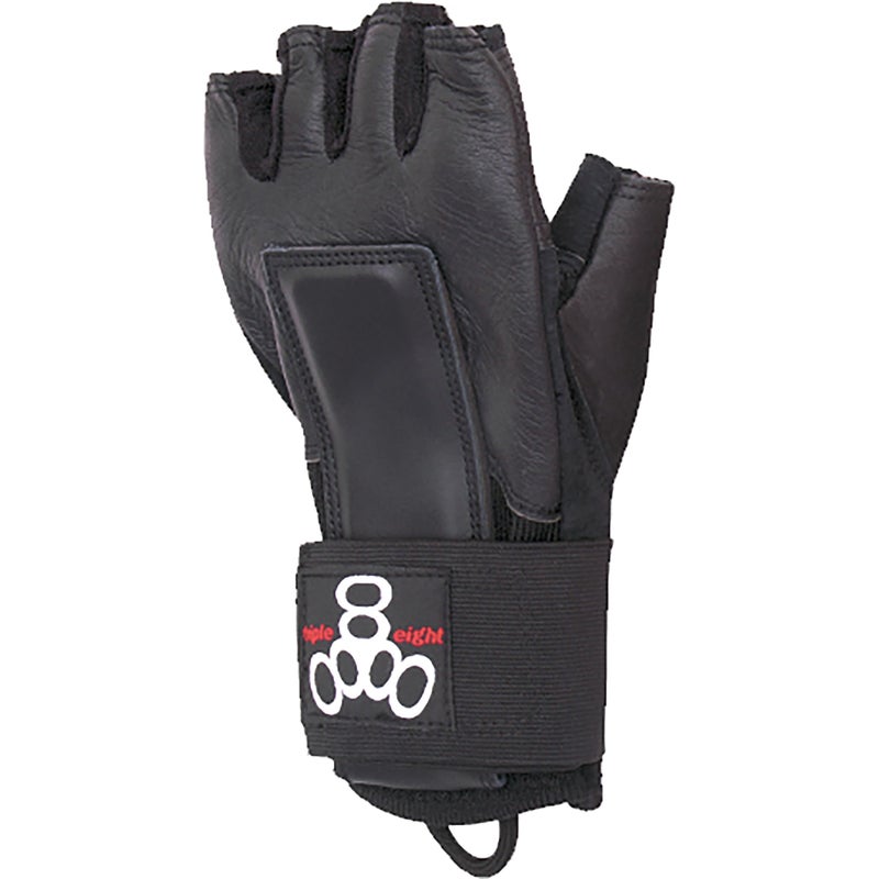 Triple Eight Hired Hands Skateboarding Wrist Guard Gloves, Large, Black (604352 80003) - Image 5